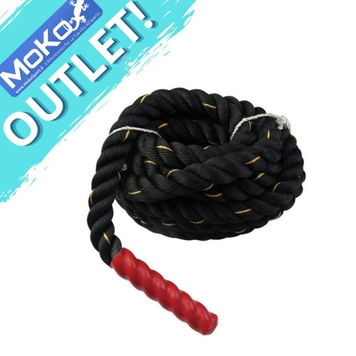 Fune da Allenamento Fhawk Rope per Potenziamento Muscolare 9mx3.8cm Corda Battle Rope