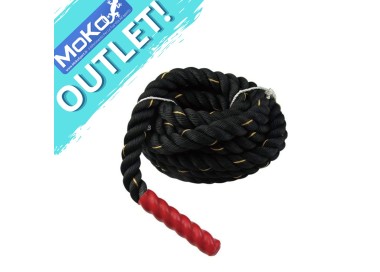 Fune da Allenamento Fhawk Rope per Potenziamento Muscolare 9mx3.8cm Corda Battle Rope