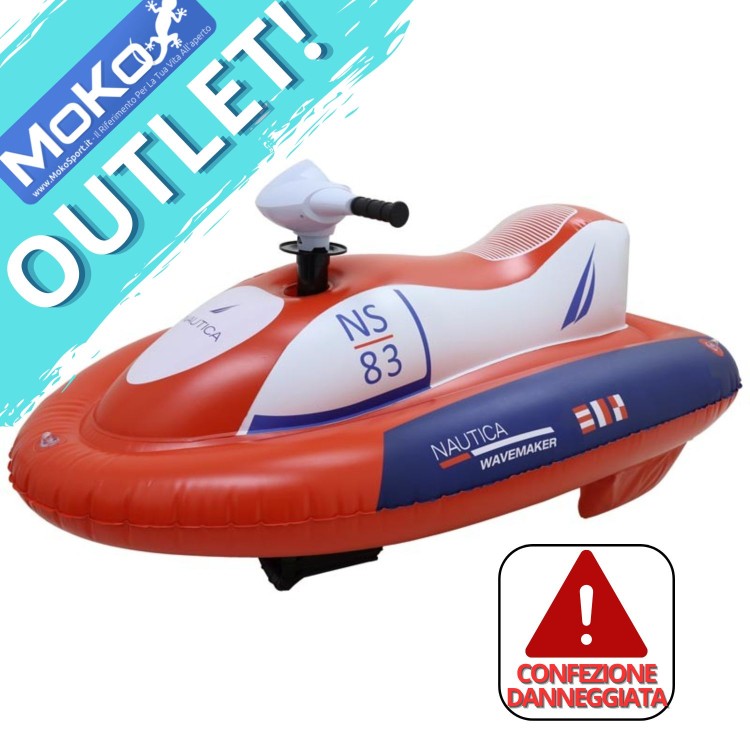 CONFEZIONE DANNEGGIATA - Moto d'acqua gonfiabile Junior Elettrica Nautica Wavemaker Recreational Series CONFEZIONE DANNEGGIATA - Moto d'acqua gonfiabile Junior Elettrica Nautica Wavemaker Recreational Series