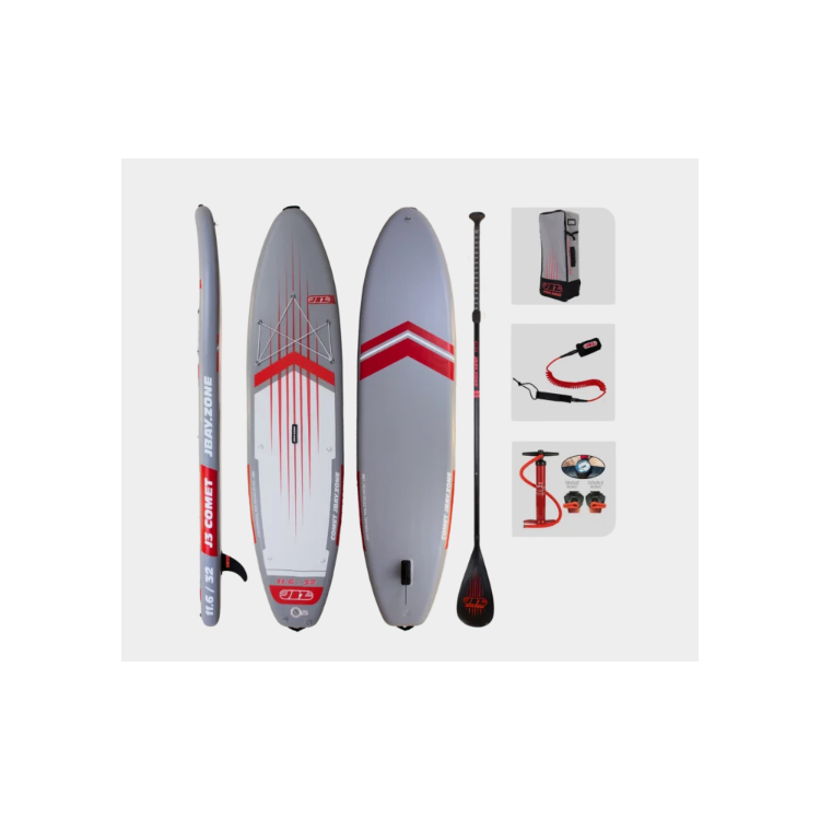 Tavola Stand Up Paddle SUP Gonfiabile JBAY.ZONE COMET J3 11'6'' Cm 350x81x15 Advanced All Around MY26