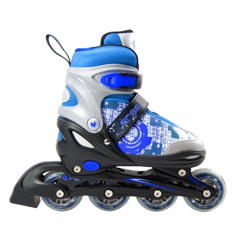 Pattini in linea My Area mod. Square Blu allungabili (30-33)