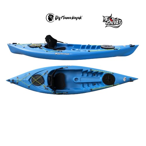 Canoa Rigida Privat Big Mama Kayak da 295cm con 2 Gavoni Vari Colori Disponibili