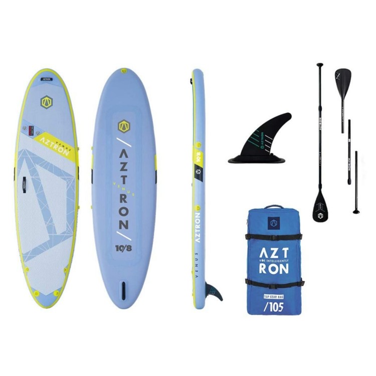 Tavola Stand Up Paddle SUP Gonfiabile AZTRON VENUS 10'8'' Cm 325x86x15 Racing Sup Board