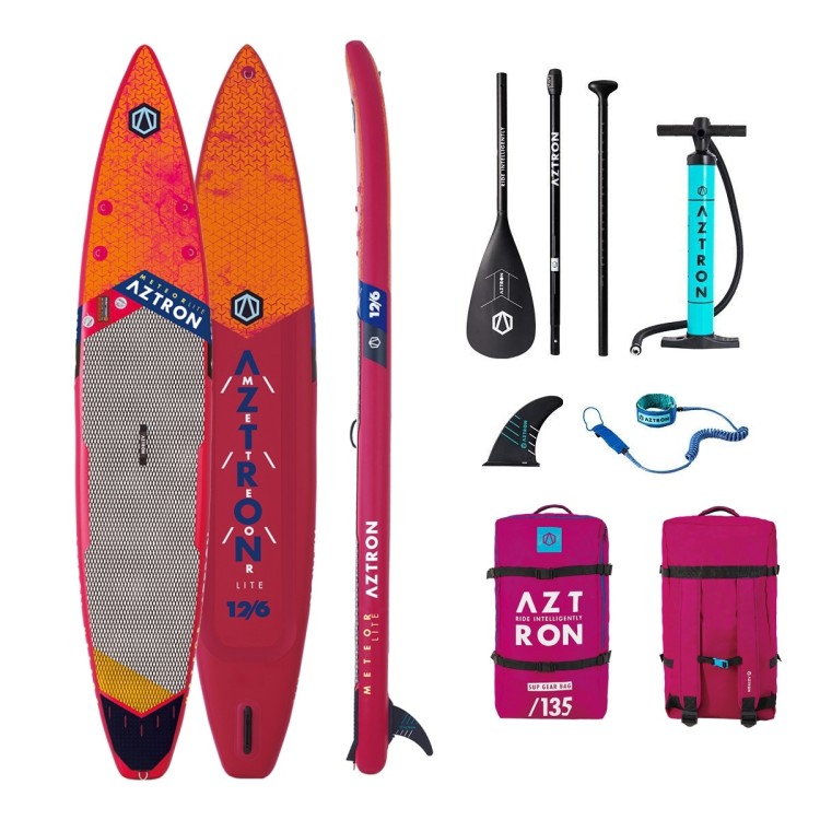Tavola Stand Up Paddle SUP Gonfiabile AZTRON METEORLITE 12'6'' Cm 427x71x15 Racing Sup Board Tavola Stand Up Paddle SUP Gonfiabile AZTRON METEORLITE 12'6'' Cm 427x71x15 Racing Sup Board