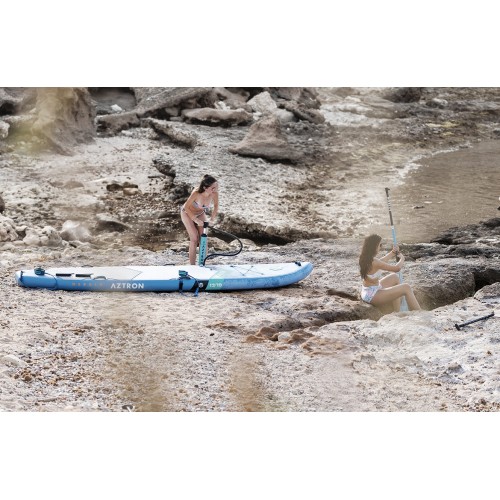 Tavola Stand Up Paddle SUP Gonfiabile AZTRON NEBULA 2+1 12'10'' Cm 390x87x15  Multi Person Board
