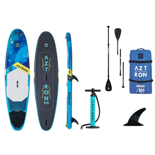 Tavola Stand Up Paddle SUP Gonfiabile AZTRON SOLEIL ALL AROUND 11'0'' Cm 335x81x15 Windsup Board