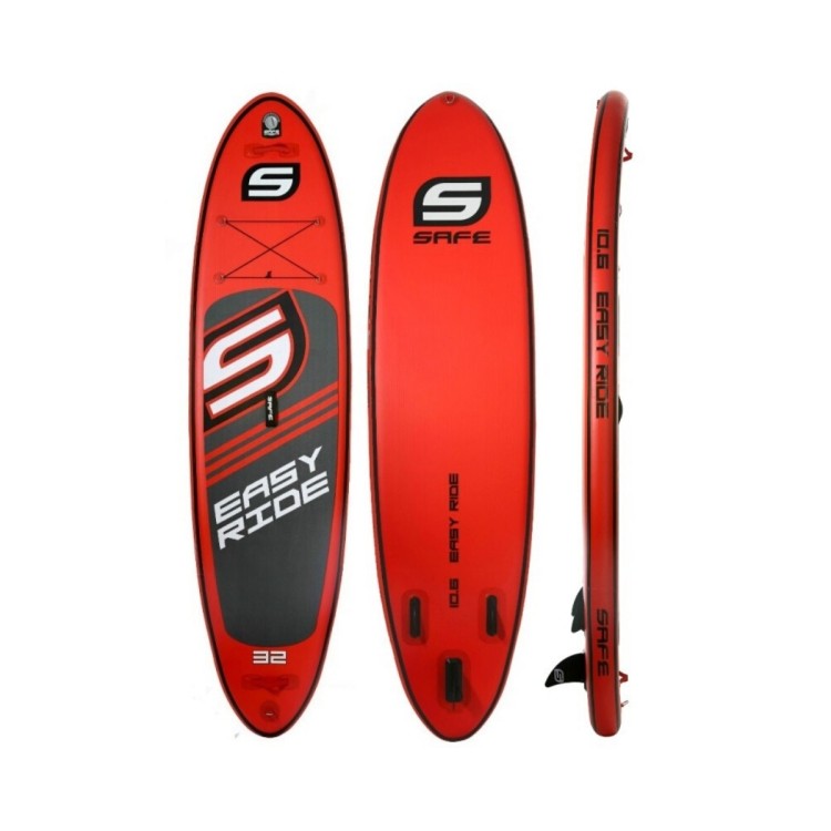 Tavola Stand Up Paddle SUP Gonfiabile SAFE EASY RIDE 10'6'' Cm 320x82x15 All Around Board