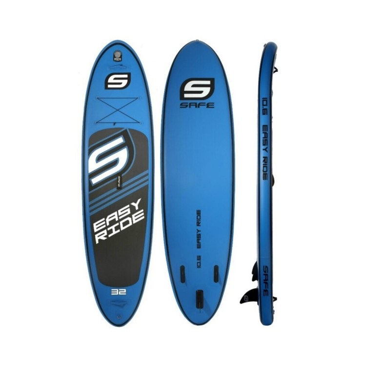 Tavola Stand Up Paddle SUP Gonfiabile SAFE EASY RIDE 10'6'' Cm 320x82x15 All Around Board