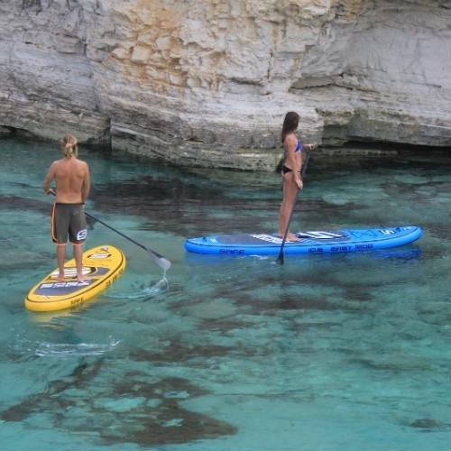 Tavola Stand Up Paddle SUP Gonfiabile SAFE GLOBE 9'6' Cm 290x81x12 Fitness All Around Board