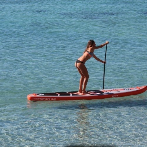 Tavola Stand Up Paddle SUP Gonfiabile SAFE FLORA 9'6' Cm 290x81x12 Fitness Yoga Wave Board