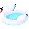 Jilong 57134 Swan Baby Pool Piscina Gonfiabile Cigno, Colore Bianco e Azzurro