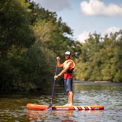 Tavola Stand Up Paddle SUP Gonfiabile JBAY.ZONE RIVER Y1 Pink 9'6'' Cm 290x89x15 River Sup Board
