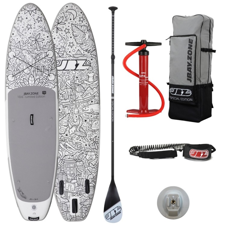 Tavola Stand Up Paddle SUP Gonfiabile JBAY.ZONE SUPxFRA Limited Edition FRA! 10'6'' Cm 320x81x15 Touring Sup Board
