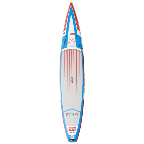 Tavola Stand Up Paddle SUP Gonfiabile JBAY.ZONE RUSH CJ2 12'6'' da Cm 380x71x15 - Racing SUP Board