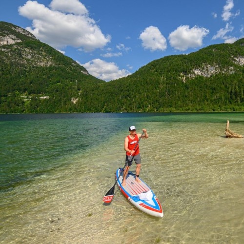 Tavola Stand Up Paddle SUP Gonfiabile JBAY.ZONE RUSH CJ2 12'6'' da Cm 380x71x15 - Racing SUP Board