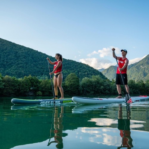 Tavola Stand Up Paddle SUP Gonfiabile JBAY.ZONE RUSH CJ4 14' da Cm 426x71x15 - Racing SUP Board