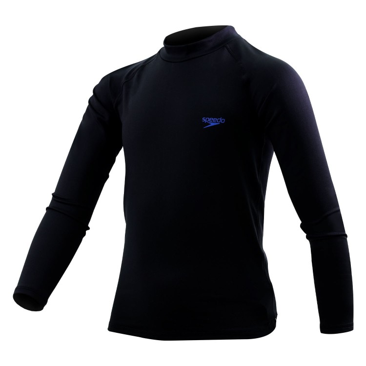 Maglia Ragazzo Speedo Xthermal 1XT Casual Base Layer Idrorepellente Black-Nordic Teal 8 - 10 - 12 - 14 Anni