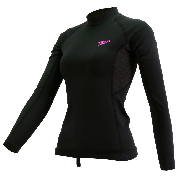 Maglia Donna Speedo Xthermal 1XT Casual Base Layer Idrorepellente Black-Ecstatic Tg. S - M - L - XL