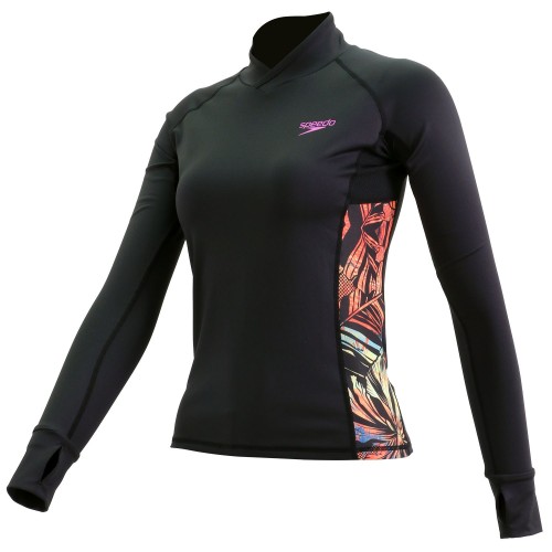 Maglia Donna Speedo Protect+ Functional Water Activity Black-Ecstatic Tg. S - M - L - XL - XXL