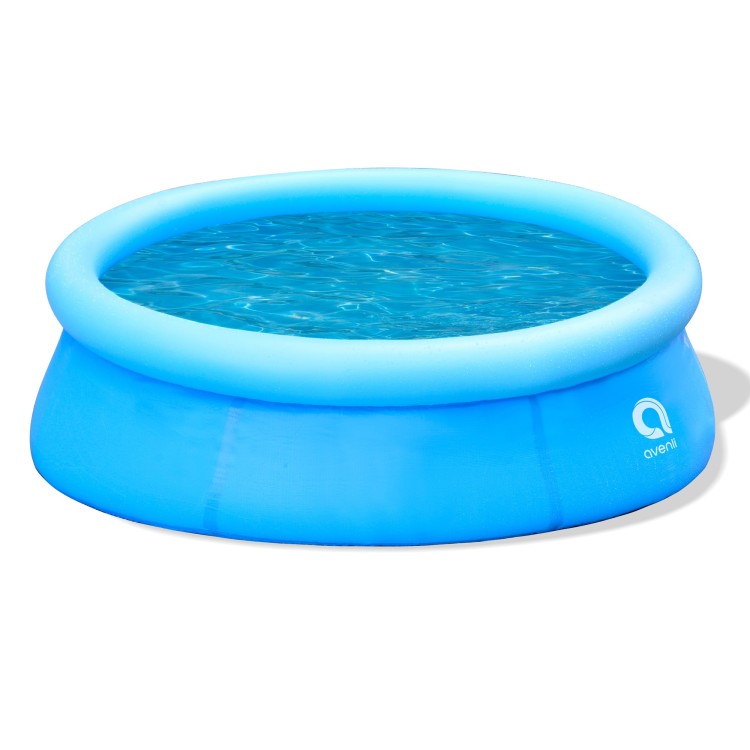 Piscina Fuoriterra Rotonda Gonfiabile Avenli Cm 183x50 Azzurra Autoportante