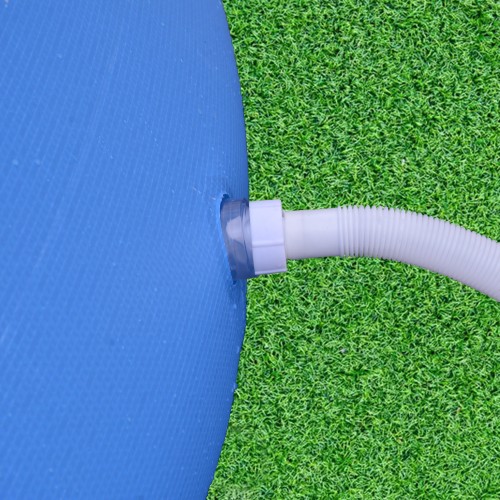 Piscina Fuoriterra Rotonda 420x84 cm Gonfiabile Prompt Set Avenli Autoportante Azzurra con Pompa Filtro da 1136lth