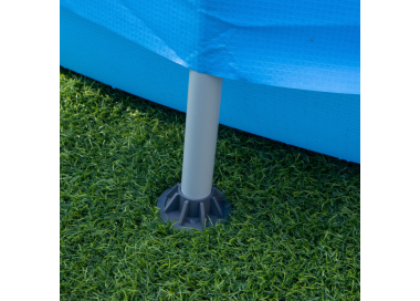 Piscina Fuoriterra Rotonda con Struttura in Acciaio azzurra Avenli Cm 300x76 con Pompa Filtro Inclusa