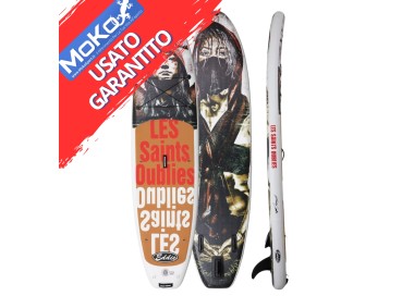 USATO - Tavola Stand Up Paddle SUP Gonfiabile JBAY.ZONE EDDIE Special Edition 10'6'' Cm 320x81x15 SUP Artistico